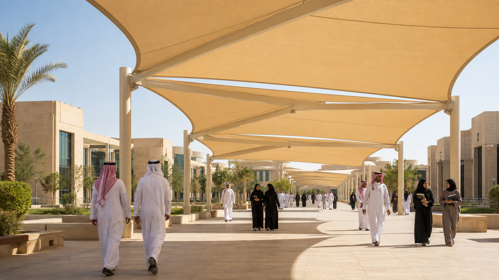 مظلات جامعية عصرية